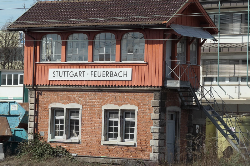 Bahnhäuschen Stuttgart-Feuerbach